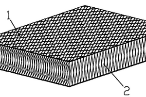 轻型经编间隔织物建筑复合材料及其制备方法