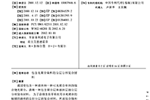 包含光聚合染料的分层分相复合材料