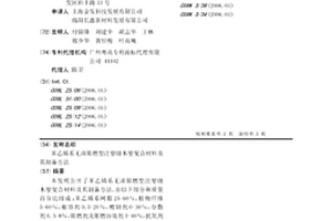 苯乙烯系无卤阻燃型注塑级木塑复合材料及其制备方法