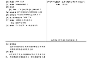 复合材料的可稳定预成形前体和稳定的预成形制品及其稳定和压实的方法