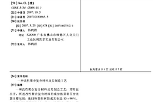 改性聚合复合材料及其制造工艺