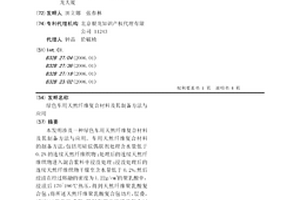 绿色车用天然纤维复合材料及其制备方法与应用