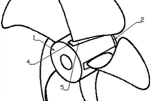 船舶用组合式连续纤维增强复合材料叶片螺旋桨