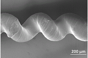 电致驱动碳纳米管螺旋纤维复合材料驱动器的制备方法