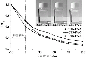 CdS/Fe<Sub>3</Sub>O<Sub>4</Sub>/凹凸棒复合材料及应用