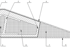 三梁式复合材料机翼整体结构及其成型工艺方法