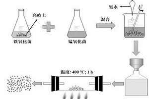 生物型铁锰复合材料及制备方法和应用