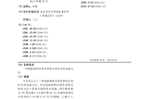 超耐磨的高铁车厢复合材料及其制备方法