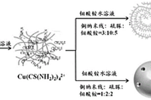 球状二硫化钼/硫化铜纳米复合材料及其制备方法