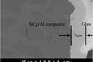 高体分SiCp/Al与铋酸盐玻璃复合材料及其制备方法
