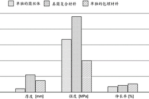 包括菌丝及包埋材料的真菌复合材料