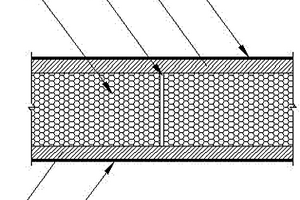 含竹材过渡层的复合材料夹层结构