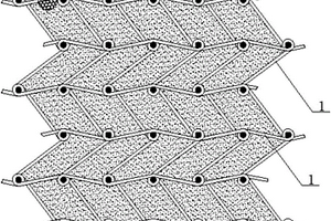 内嵌丝网结构的活性复合材料