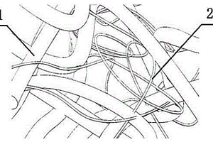 纳米纤维无纺布3D互嵌式结构的复合材料