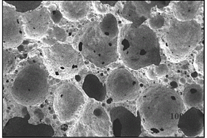 发泡-漂珠复合造孔的三维无机聚合物泡沫复合材料制备方法