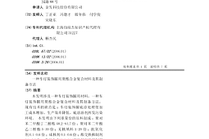 车灯装饰圈用聚酯合金复合材料及其制备方法