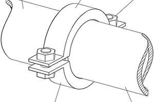用于复合材料薄壁圆管的卡箍式连接结构