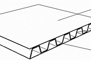 波纹构型陶瓷基复合材料平板的制备方法