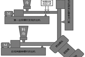 聚丙烯复合材料特殊物理发泡挤出设备