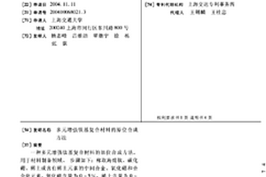 多元增强钛基复合材料的原位合成方法