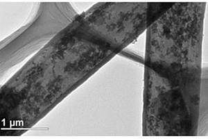 纳米粒子填充的空心碳纤维复合材料及制备方法与应用