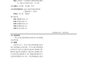 大豆蛋白质纳米复合材料试片及其制备方法和用途