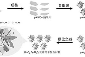 MnO2/γ-Al2O3低维纳米复合材料及其制备方法与应用
