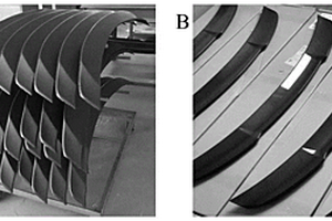 碳纤维复合材料汽车尾翼及其一体成型方法