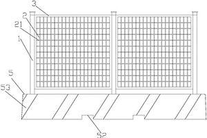 玻璃纤维增强复合材料围栏结构