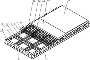复合材料双向桁架组合板