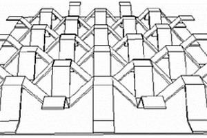 类桁架复合材料点阵夹芯结构的制备方法