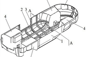 轻型碳纤维复合材料水陆两栖车的车身壳体