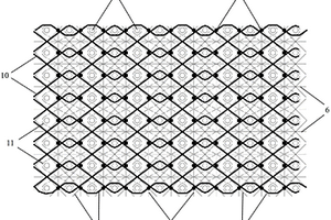 网络状三维整体多向连锁编织结构的复合材料车厢底板及其制备方法