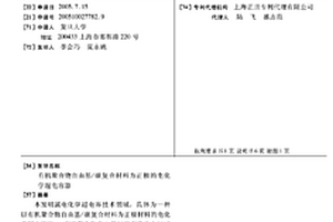 有机聚合物自由基/碳复合材料为正极的电化学超电容器