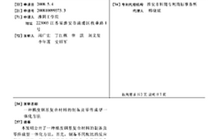 梯度铜基复合材料的制备及零件成型一体化方法