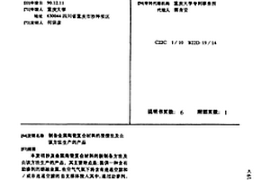 制备金属陶瓷复合材料的浸渍法及由该方法生产的产品