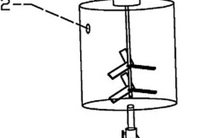 双层式人工骨复合材料合成塔的下搅拌桶
