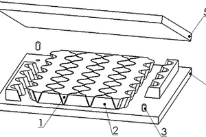 制备类蜂窝复合材料夹芯板的组合模具