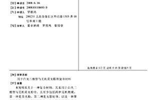 用于白光二极管与无机荧光粉的复合材料