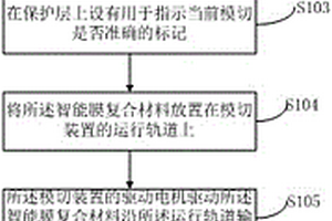 智能膜复合材料的模切定位检测方法