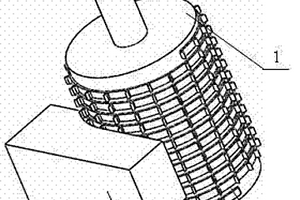 复合材料纤维微刃的螺旋砂轮