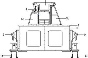 用于内部带加强筋的U型复合材料结构件成型的模具