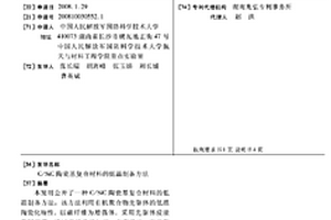 C/SIC陶瓷基复合材料的低温制备方法