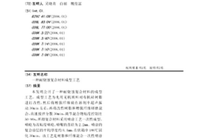 耐烧蚀复合材料成型工艺