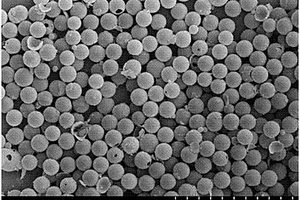 中空介孔二氧化硅微球增强环氧树脂复合材料的制备方法