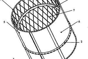 航天器网格状复合材料承力筒