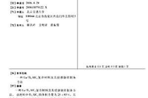 Cu/Ti3AlC2复合材料及其浸渗烧结制备方法