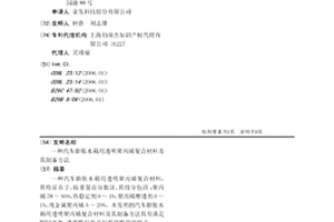 汽车膨胀水箱用透明聚丙烯复合材料及其制备方法