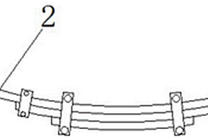 纵置复合材料板簧悬架用支架