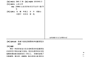 衰减X射线的树脂纳米硫酸钡复合材料